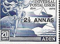 [the 75th Anniversary of the Universal Postal Union, tip L3]