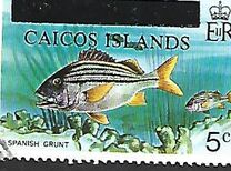 [Turks and Caicos Islands Postage Stamps Overprinted, type B]