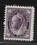 [Queen Victoria - Maple Leaf in Corners, type P2]