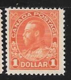 [King George V in Admiral Uniform - New Colors and Values, type AD17]