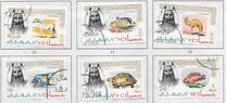 [Sheik Rashid bin Humaid al Naimi Pictured with Different Animals - Size: 42 x 27 mm, տեսակ A1]