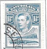 [King George VI and Landscape, type D2]
