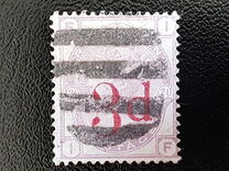 [No. 60 & 63 in New Colours Overprinted New Value in Red, тып AK]