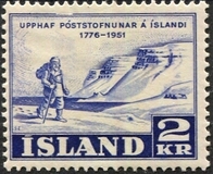 [The 175th Anniversary of the Iceland Post Service, type CW]