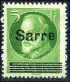 [Bavaria Postage Stamps Overprinted "SARRE", type C]