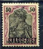 [German Empire Postage Stamps Overprinted "SAARGEBIET", type F6]