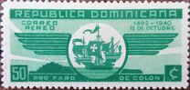 [Airmail - Discovery of America and Columbus Memorial Lighthouse - Inscribed "PRO FARO DE COLON", type EP]