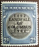 [The 450th Anniversary of Landing of Columbus - Stamps of 1931-1941 Overprinted "1492 LANDFALL OF COLUMBUS 1942", Scrivi AA10]