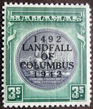 [The 450th Anniversary of Landing of Columbus - Stamps of 1931-1941 Overprinted "1492 LANDFALL OF COLUMBUS 1942", Scrivi AA13]