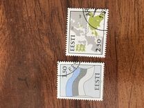 [Estonian Flag and Map, type BV]