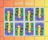 [EUROPA Stamp - Tower of 6 Stars, type LP]