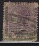 [Queen Victoria, 1819-1901 - Yellowish to White Paper, Watermarked, प्रकार F2]