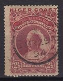 [Widow Queen Victoria - Inscription NIGER COAST PROTECTORATE", type D]