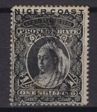 [Widow Queen Victoria - Inscription NIGER COAST PROTECTORATE", type F]