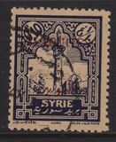 [Syrian Postage Stamps Overprinted in Red, Black or Blue, Tip D]
