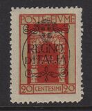 [New Daily Stamps from 1923 Overprinted "REGNO/D'ITALIA", тып BJ]
