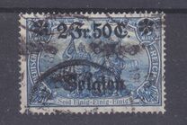 [German Empire Postage Stamps Surcharged "F and Cent" & Overprinted "Belgien", type B14]