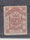 [Coat of Arms - Inscription: "BRITISH NORTH BORNEO" & "POSTAGE", type I4]