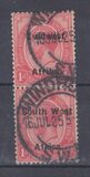 [South Africa Stamps Overprinted "South West" (16 mm wide) or "Zuid West" - Overprint Spaced 9½mm, 유형 E3]