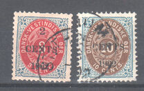 [No. 6b Surcharged "2 CENTS 1909" in St. Vincent, type F]