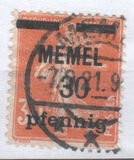 [French Postage Stamps Overprinted "MEMEL" and Surcharged, प्रकार B3]