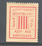 [Overprinted "VIVA ESPANA - CORREOS - 1936-37 - ARAGON", type A]