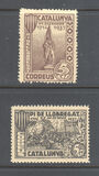 [Overprinted "AVILA POR ESPANA 18 Julio 1936", type A]