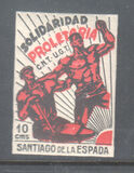 [Overprinted "VIVA ESPANA - CORREOS - 1936-37 - ARAGON", type A]