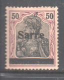 [German Empire Stamps Overprinted "SARRE", type A12]
