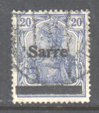 [German Empire Stamps Overprinted "SARRE", type A7]