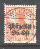 [German Empire Postage Stamps Overprinted "Postgebiet Ob. Ost", type A3]