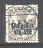 [German Empire Postage Stamps Overprinted "Postgebiet Ob. Ost", type A]