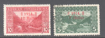 [No.32 & 34 Surcharged & Overprinted, type ABS]