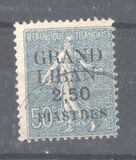 [French Postage Stamps Surcharged & Overprinted "GRAND - LIBAN", tipas A8]