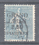 [French Postage Stamps Surcharged & Overprinted "GRAND - LIBAN", tipas A8]