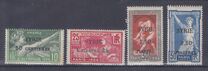[French Olympic Games Issue of 1924 Surcharged & Overprinted "SYRIE", type T]