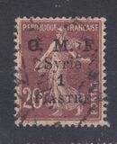 [French Postage Stamps Surcharged & Overprinted "O.M.F. - Syrie" - "Value" in 2 Lines, Tip I3]