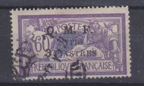 [French Postage Stamps Surcharged & Overprinted "O.M.F. - Syrie" - "Value" in 1 Line, type J2]