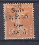 [French Postage Stamps Surcharged & Overprinted Syrie in French and Arabic, type U1]
