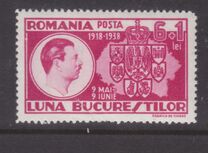 [The 20th Anniversary of the Unification of all Romanian Provinces, Luna Bucurestilor Exhibition, type VM]