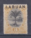 [North Borneo Stamps Overprinted "LABUAN", type J2]