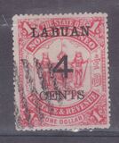 [North Borneo Postage Stamps Surcharged, type K]