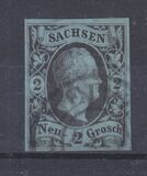 [King Friedrich August II - Colored Paper, type C2]
