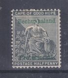 [Cape of Good Hope No.31 Overprinted "BECHUANALAND - PROTECTORATE" in Green, type N]