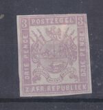 [Coat of Arms - New Design. Eagle has Folded Wings - Mecklenburg Printings, type B]