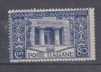 [The 50th Anniversary of the Death of Guiseppe Mazzini, 1805-1872, tip BT]