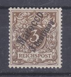 [German Empire Postage Stamps Surcharged, type B]