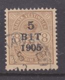 [Overprinted "5 BIT 1905", տեսակ K2]