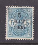 [Overprinted "5 BIT 1905", տեսակ K1]