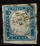[King Victor Emmanuel II - This Issue Vary Greatly in Colour, tegund D8]